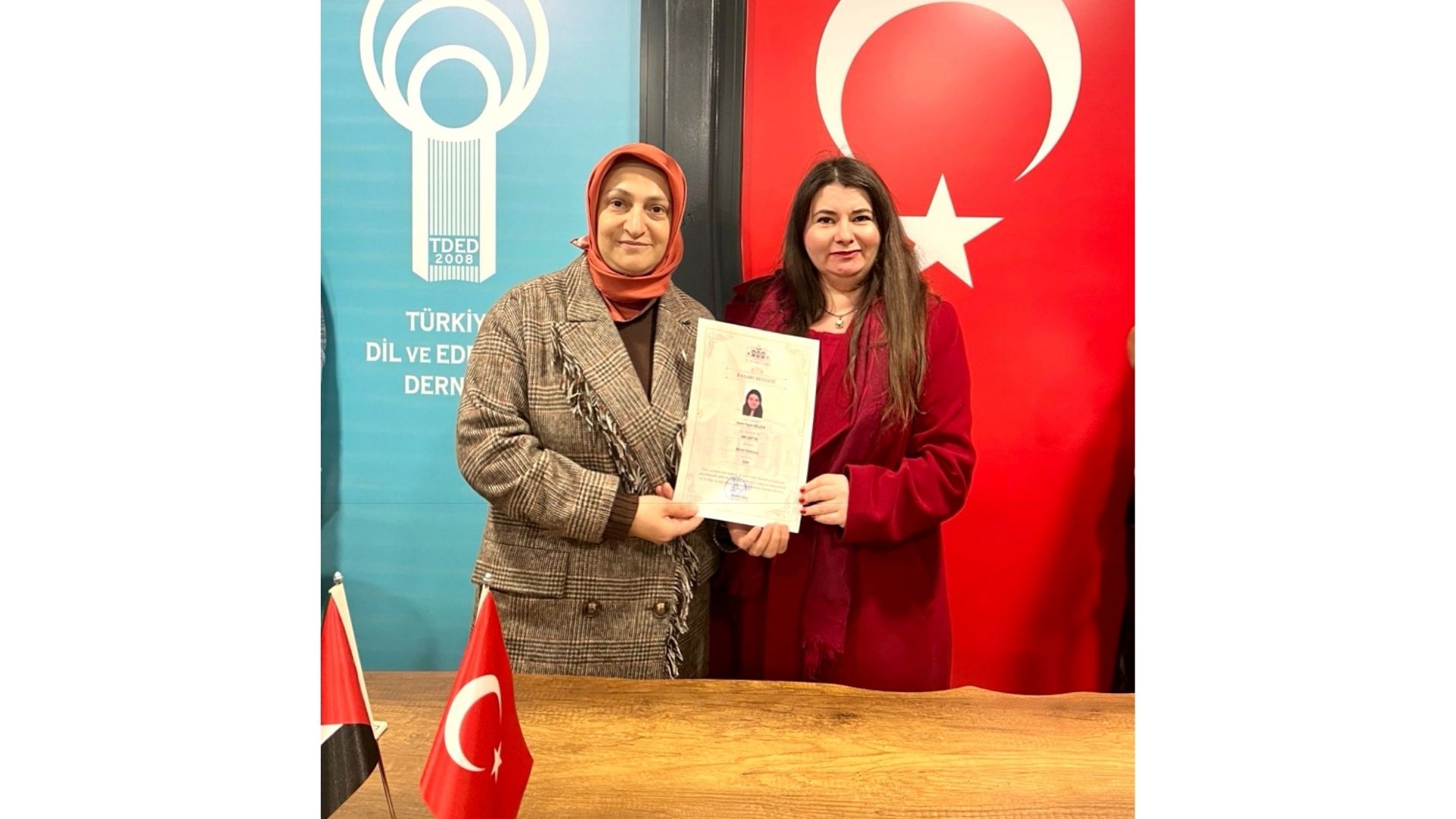 Değirmenköy BİST ÇPAL Müdür Yardımcısı Yeşim Oğuzer’e Başarı Belgesi