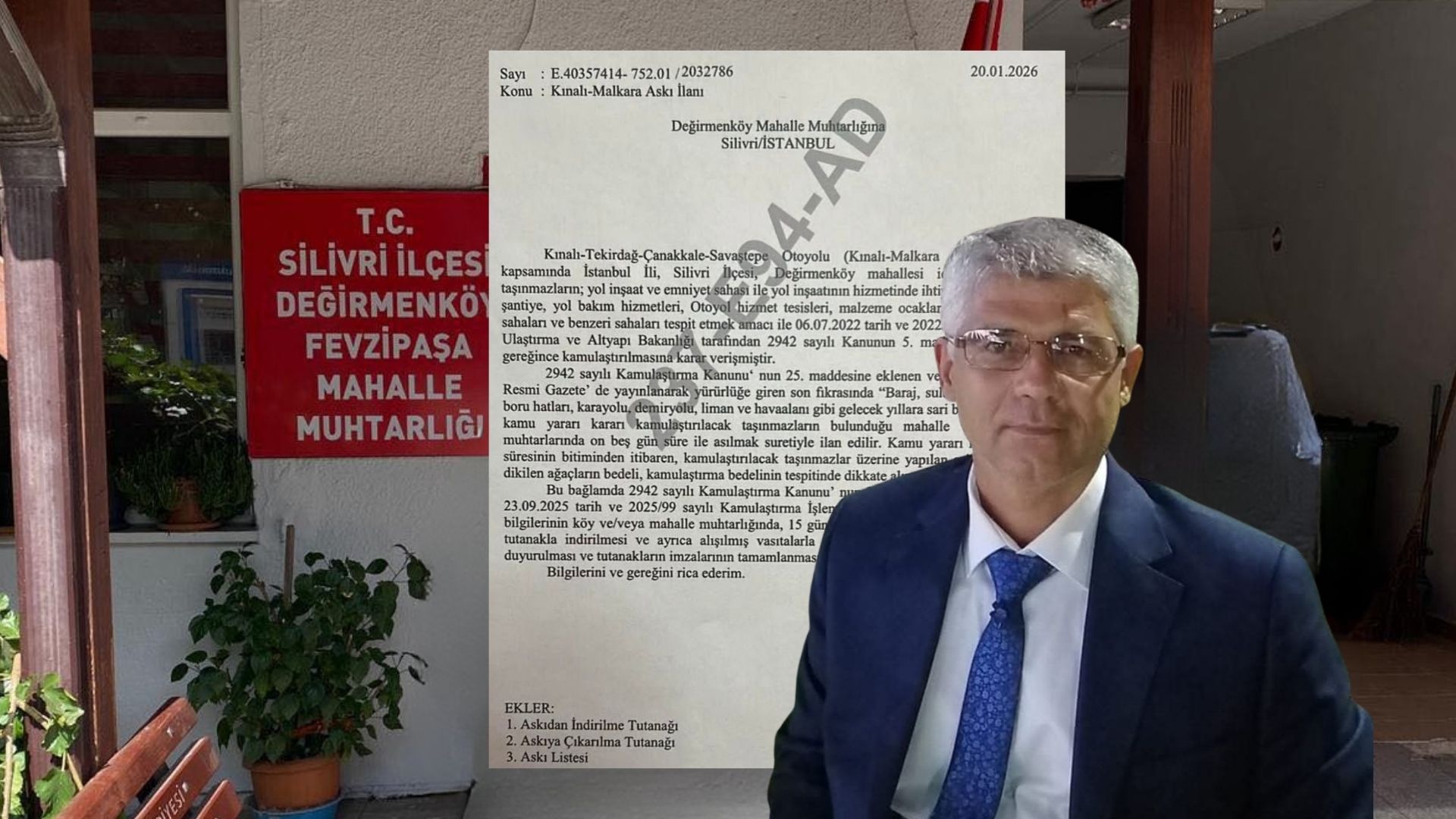 Değirmenköy’de Dev Otoyol Projesi İçin Kamulaştırma Süreci Başladı!